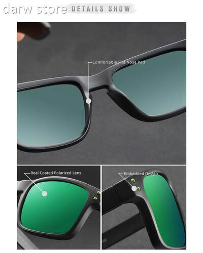 KDEAM New Sport1O en olarized SquaPrMe Sun Glasses utdoor Wo