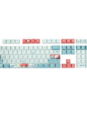 5 Sides Dye-Sublimation 108 Keys OEM PBT Keycaps Full Set Me