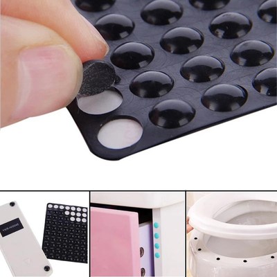 100 Pcs/sheet Self Adhesive Buffer Bumper Toilets Drawer Doo
