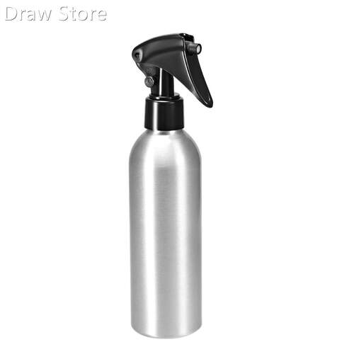 7oz/200ml Aluminium Spray Bottle with Sprayer, Empty Refilla