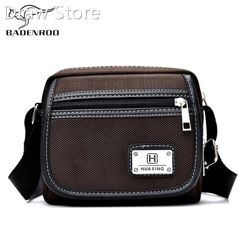 Badenroo Male bag Men Small Shoulder Bags Oxford Sling Mess