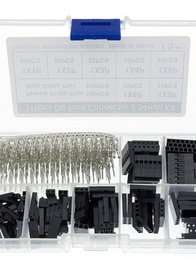 310pcs/A Set Dupont Wire Jumper Pin Header Connector Housing