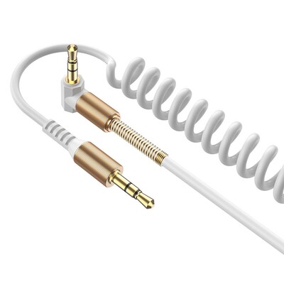 Car Audio Cable Bare Copper Wire Mobile Phone Spring Retract
