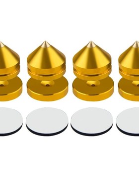 4Sets Speaker Stands Feet Pads Spikes Cone Strong Shock Abso
