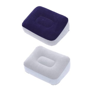 Inflatable Foot Rest Pad Portable Travel Footrest Pillow PVC