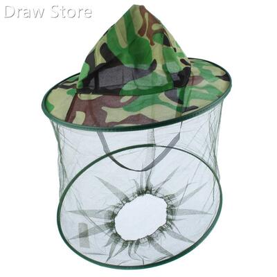 Mosquito Cap Midge Fly Bug Insect Bee Hat With Net Mesh Head