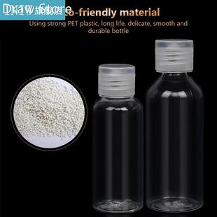 20pcs 10ml-100ml Empty Plastic Bottles Clear Travel Liquids