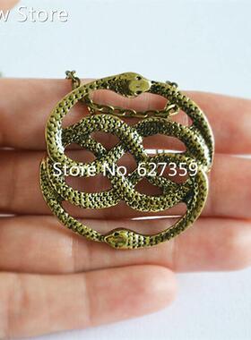 The Never Ending Story Style Auryn snake Pendant Necklace R
