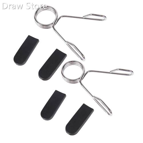 2pcs 25/28mm Spinlock Barbell Collar Lock Dumbell s Clamp We