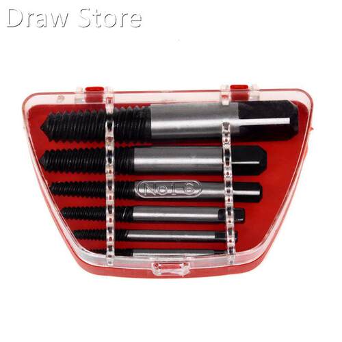 6 Pcs Hardware Tool Screw Bolt Nut Extractor Remover Tools S