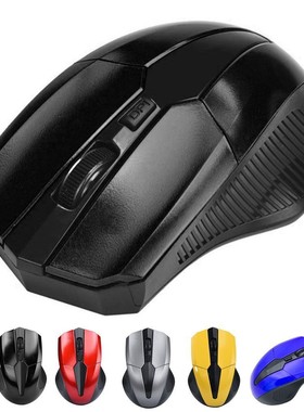 Portable Optical 2.4G Wireless Mouse 4 Buttons 2000DPI Ergon