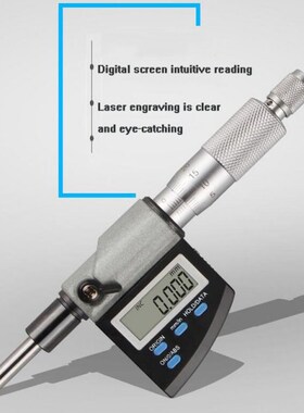 Electronic Number Microscopy Outer Diameter Micrometer 0-25m