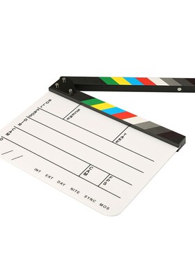 Director Video Scene Colorful Clapperboard TV Movie Clip Fil