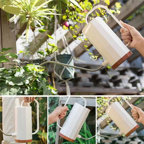 New 1.2L Long Mouth Watering Can Handle Plastic Plant Sprink