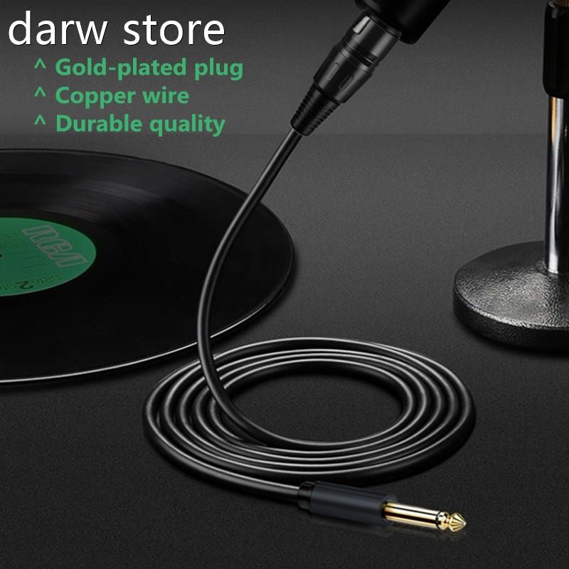 udioA Cable Caon XLR Female To 6.35m1m Jack Plnaug Mle Conne