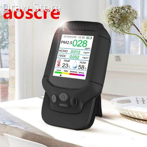 Pm2.5/Hcho/Tvoc Gas Tester Aqi Detector Air Quality Monitor