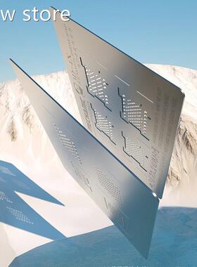 MDECHANIC 3D Grooved Reba1lling Stenlci 3D 4X Har Disk NAN P