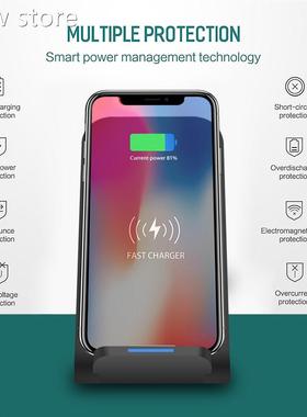 15W astF Wieless Charger tand For rSamsung S10 S210 HSuawei