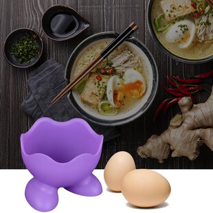Soft Silicone Egg Cup Holder Boiled Eggs Holder Food Grade S