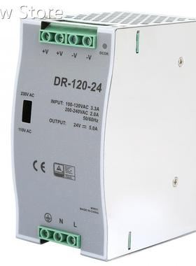 AC/DC Power Source Pulse Width Modulation 100~240V 24V 5A 12