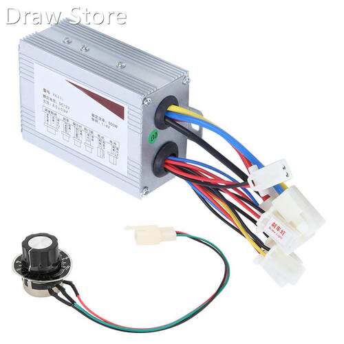 12V 500W Brush Controller Fixed Speed Knob Switch Rotary 适