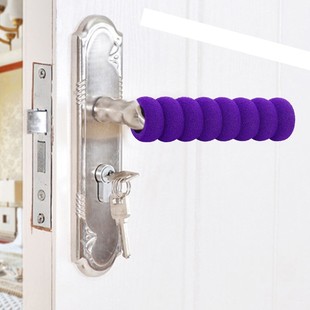 Multiple Colors Spiral Door Handle Cover Practical Anti-Coll