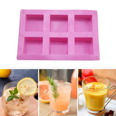 Rectangle Cake Mold Muffin Pudding Jelly Silicone Mould Tray