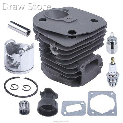 44MM Nikasil Plated Chainsaw Cylinder Piston Gasket Replacem