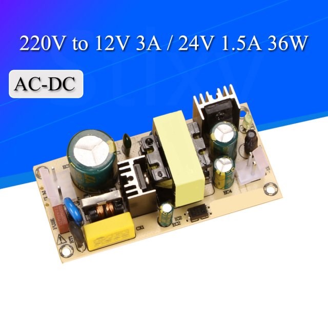 AC-DC 12V3A 24V1.5A 36W Switching Power Supply Module Bare C