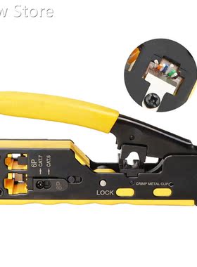 Ethernet Cable Stripper Clamp 6P8P Dual-use Network Tools Ca