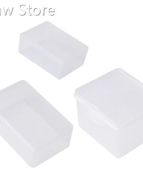 Rectangular Plastic Clear Storage Box Jewelry Beads Collecti