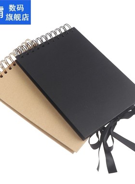 Photo Albums 80 Black Pages Memory Books A4 Craft Paper DIY
