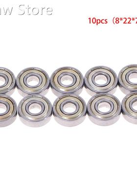 10pcs 8*22*7mm Deep Groove Ball Carbon Steel Miniature Beari