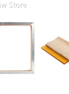 2Pcs/Set Screen Printing Kit 300M Silkscreen Mesh Aluminum F