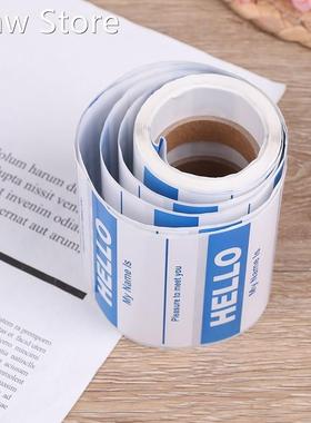 Name Tag Labels Hello My Name Is sticker 150PCS Baby Announ