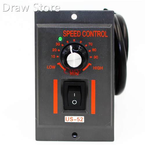 1PC US-52 220V AC Motor Speed Controller forword backword wi