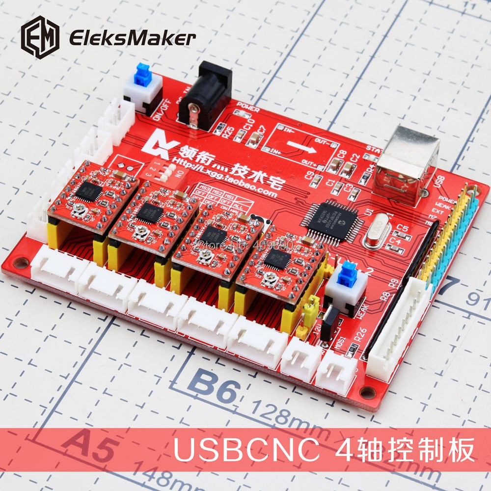 10PCS/LOT USB CNC 4 Axis Stepper Motor Driver Board Controll