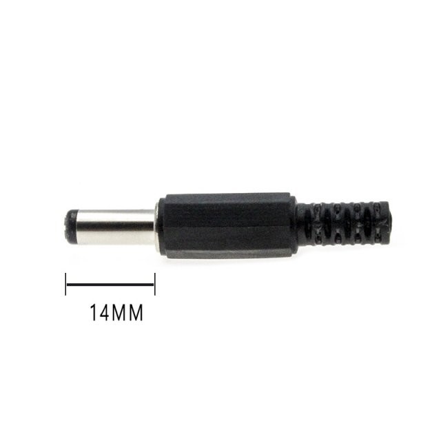 DC power plug 14MM length 5.5x2.1/2.5mm Electric Connector M
