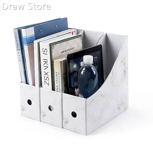 5PCS/Set Magazine School Storage Box Pencil Office Holder De