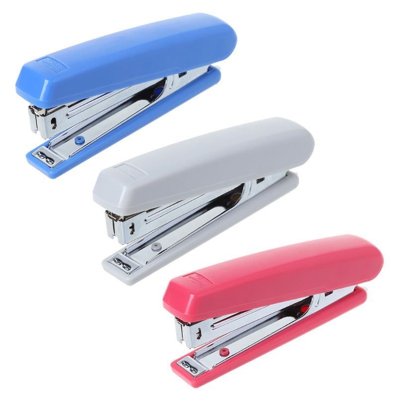 Portable Metal Manual Stapler Uses No.10 Staples Desktop Sch