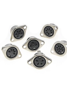 3Pcs Keyboard Plug 3/4/5/6/7/8Pin DIN S Terminal Connector F