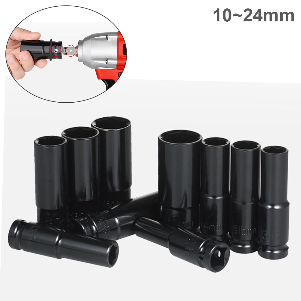 10mm-24mm Extension Sleeve Hexagonal Pneumatic Socket Head f