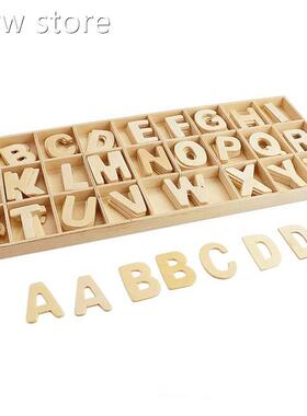 Wooden Lert1ter Natual Alphabet LettersN And umbsers Persona