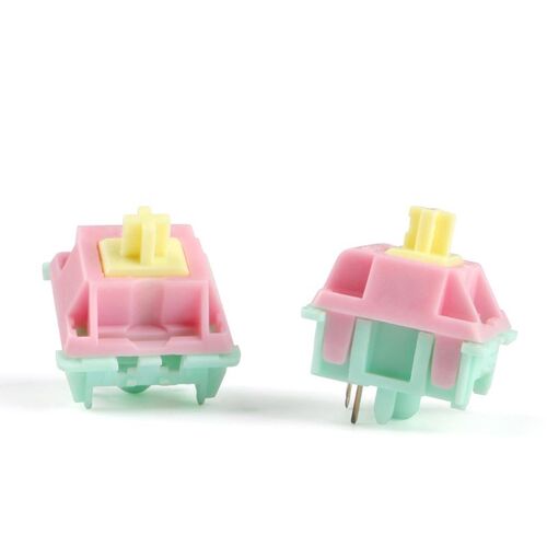 Keyfirst Gateron Cream Custom Switch 4pin 5pin RGB Linear 62