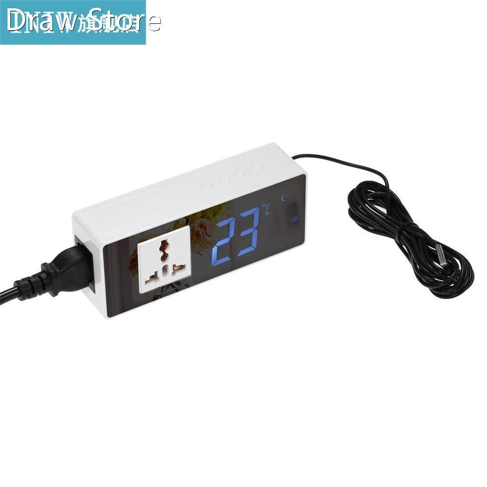10A LCD Digital Temperature Controller Thermostat for Heatin