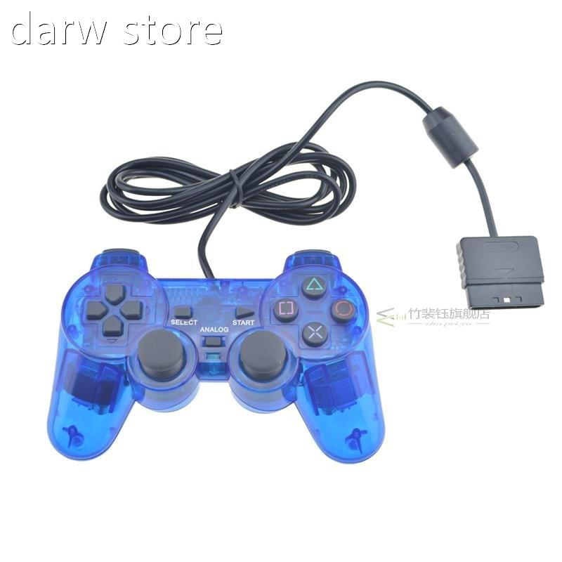 Transparent Color Wirped  ControllerSony1 PS2d a Double Vibr