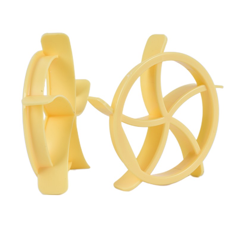 Fan Shaped Dough Cookie Press Bread Rolls Mold Plastic Pastr