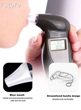 2pcs LyCD Displa Digitl Aloholc Tester Praofessional1 Police