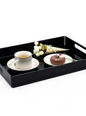 Acrylic Serving Tray Kung Fu Tea Cutlery Trays Fruit Plate S