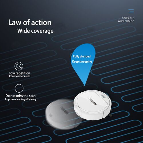 Household Mopping Sweeper Wet and Dry USB Charging Intellige